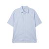 APOSTROPHE COMMA Horizon Nylon String Short Sleeve Shirt_Black