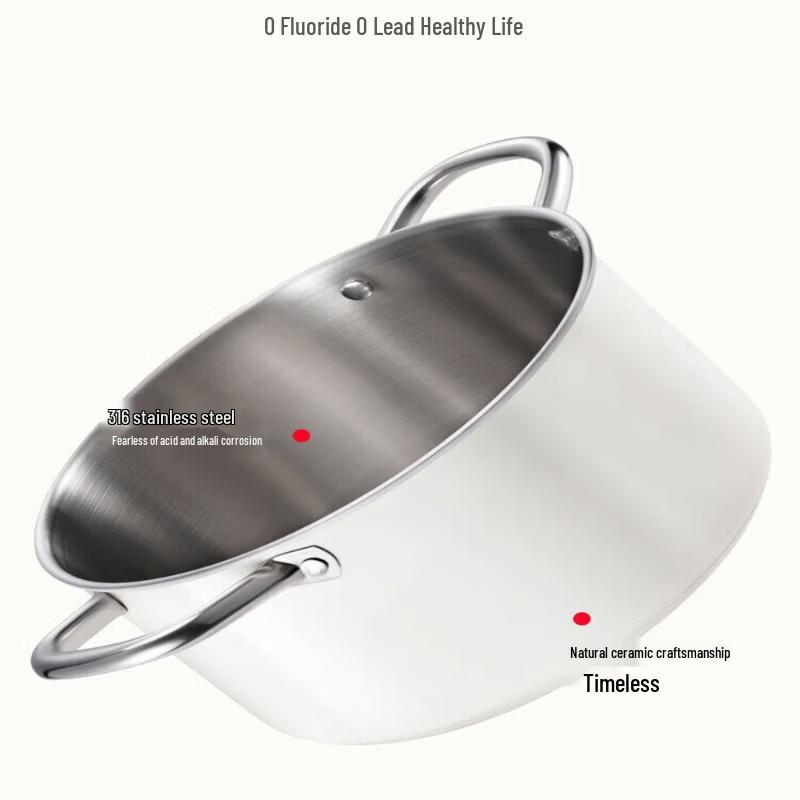 DESLON Time Series 316 Stainless Steel Soup Pot