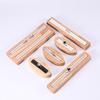 Solid Wood Ring Earrings Display Rack Wooden Tray Jewelry Display Plate Jewelry Storage Counter Jewelry Decoration Display Props