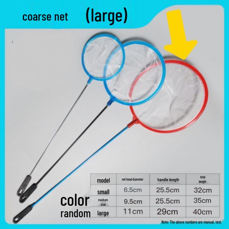 Round Multi-Size Fish Tank Scoop Net for Aquarium Use