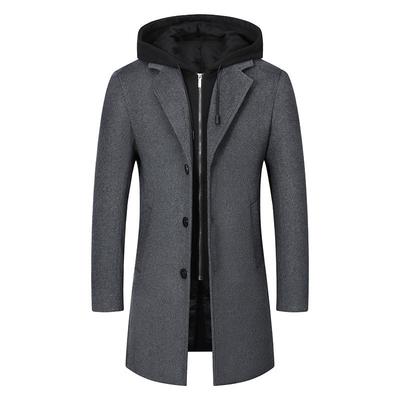 2025 Herren Mittellanger Wollmantel - Herbst/Winter Mode Lässig Business Oberbekleidung