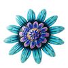 Vintage Styles Metal Flower Wall Art Durability Craftsmanships Iron Flower Wall Sculpture For Bedroom Garden Metal Floral