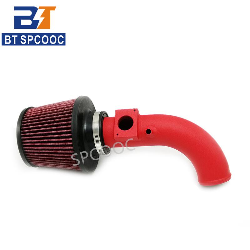 SPCOOC Car Cold Air Intake System High Flow Air Filter Kit Red Pipe Kit Fit for Honda VEZEL Fit Nissan Suzuki Swift Grand LACCER For Suzuki Swift