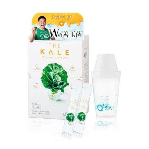 Q'SAI Green Juice The Kale Honey Powder, 7g x 30 bottles, with shaker cup