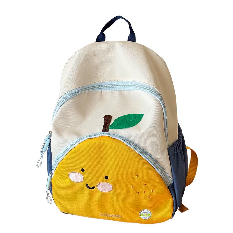 Schoolbag Cute Fruit Backpack Elementary School Travel Leisure Bag Children's Light Backpack Boys and Girls Kindergarten School Bag