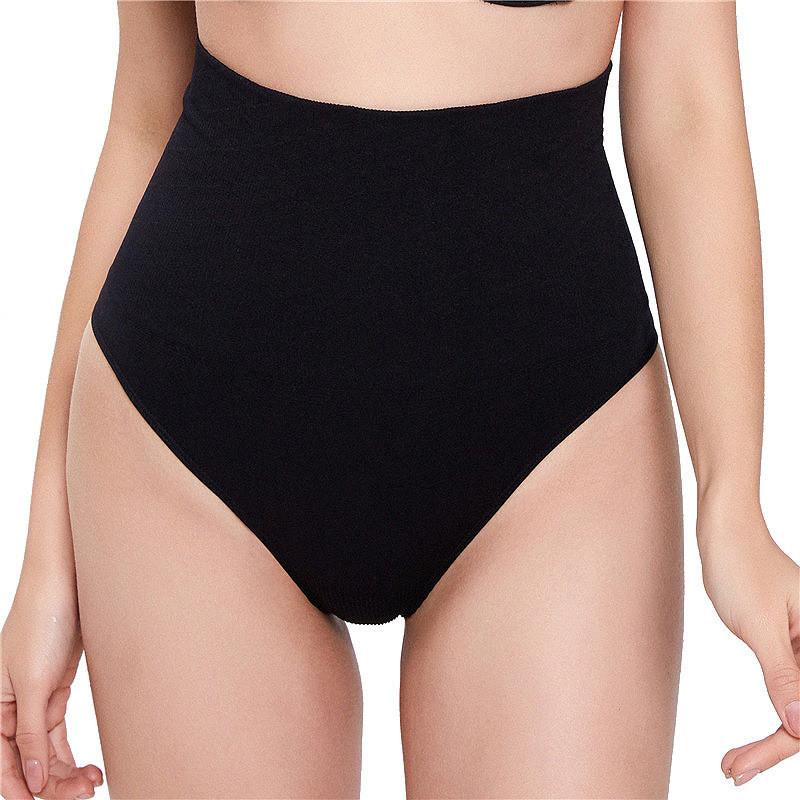 Nahtloser High Waist Body Shaping Tanga Bequemer Nylonstoff Bauchkontroll-Slips