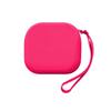 Simple Silicone Cosmetic Bag With Wrist Strap Waterproof Storage Bag Dustproof Zipper Toiletry Bag Outdoor