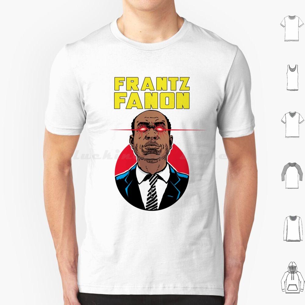 Camiseta Frantz Fanon Está Mirando 6xl Algodón Fresca Tee Fanon Fanon Cómics Superhéroe Socialismo Antirracismo Marxismo Arte Pop