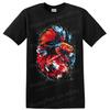 Betta Fish T Shirt Colorful Tropical Aquarium Art w/ Splashy Water Tee Fun Gift