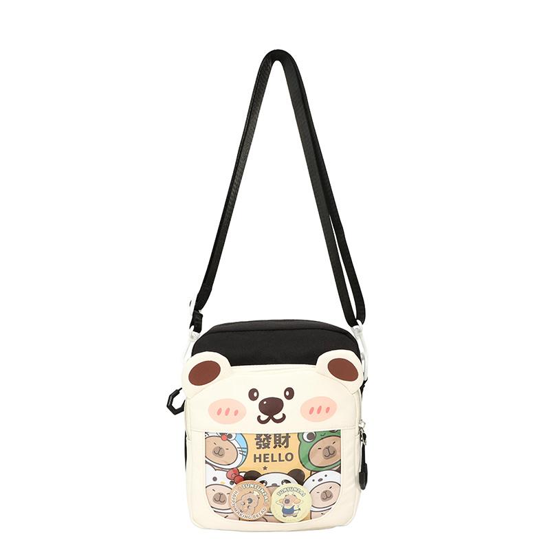 Women's Mobile Phone Bag Cartoon Small Square Bag Student Shoulder Bag