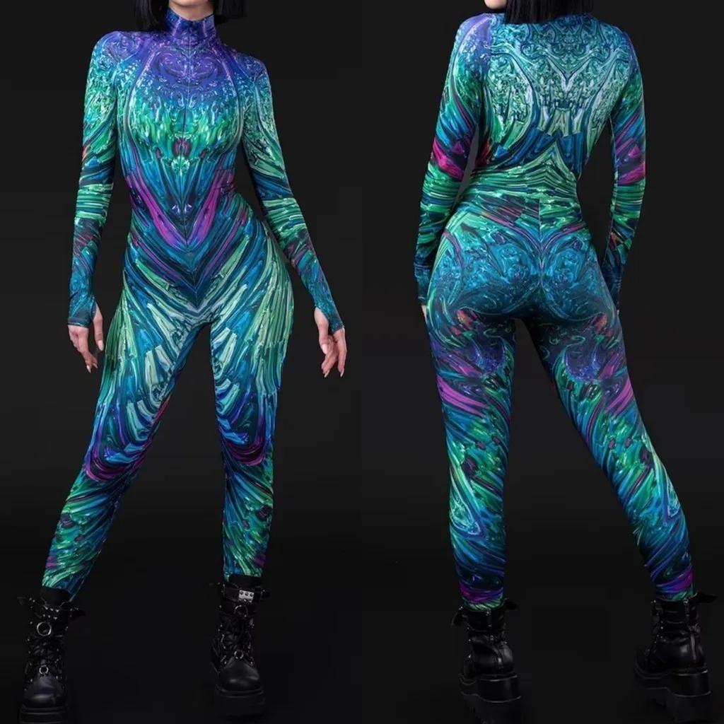 3D Digitaldruck Bühnenkostüme für Erwachsene Halloween-Event Karneval Mottoparty Cosplay Kostüm Rollenspiel Spiel Anzug