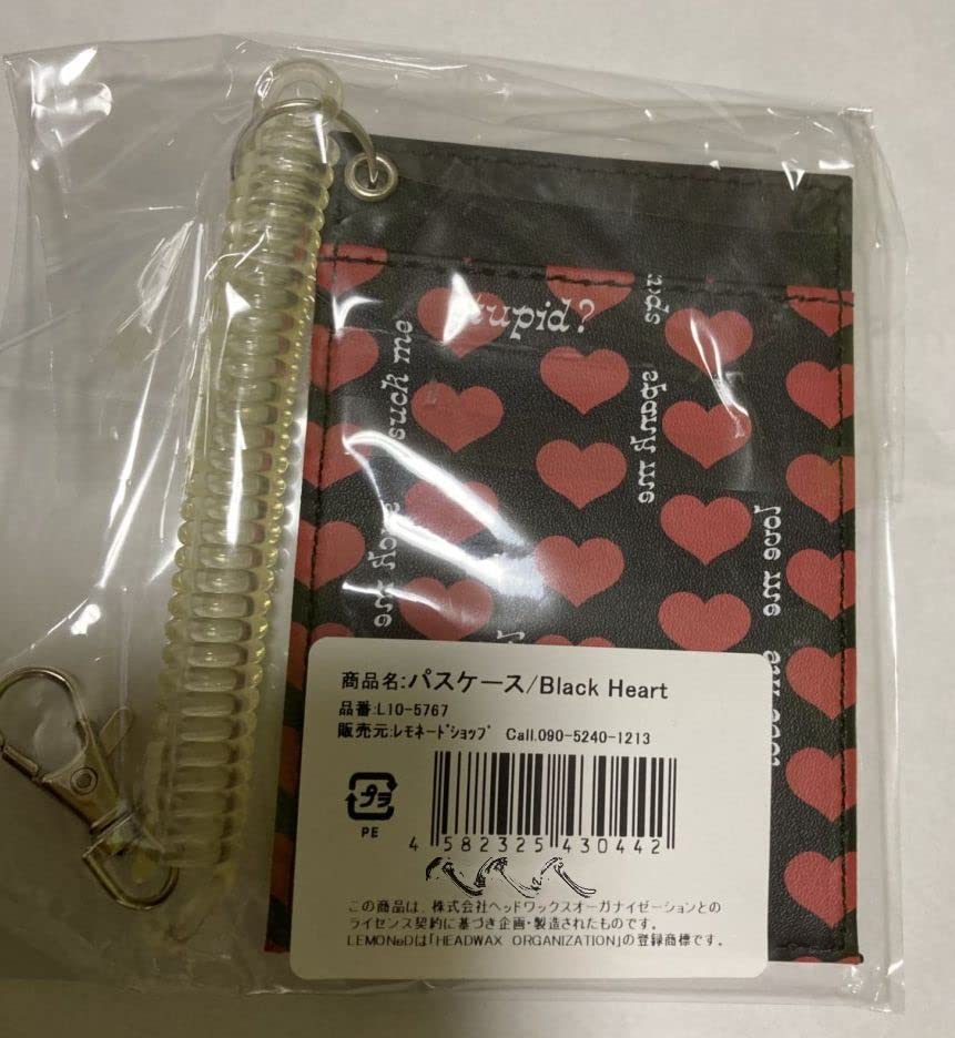 hide X JAPAN Official Merchandise Pass Case/Black Heart