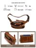 Men's Genuine Leather Vintage Shoulder Chest Bag - Casual High-End Messenger Bag