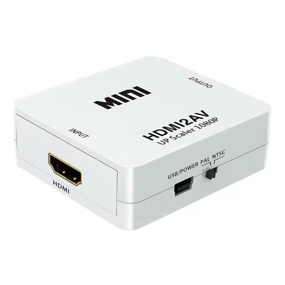 

Адаптер HDMI к AV RCA Конвертер HDMI MINI Box RCA AV CVSB LR Видео Композитный преобразователь AV-скалера для ПК HDTV-проектор
