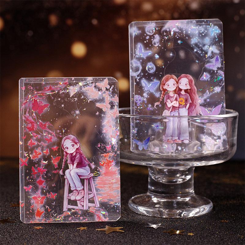 Butterfly Bubble Shell Washi Tape: Hazy Shadow Series for Journals