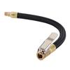Valve Extension Hose - AIMOONSA - 30 Cm Quick Clip Copper - 300 Psi - 90° Open Flow Chuck - 5/16in X32 Thread