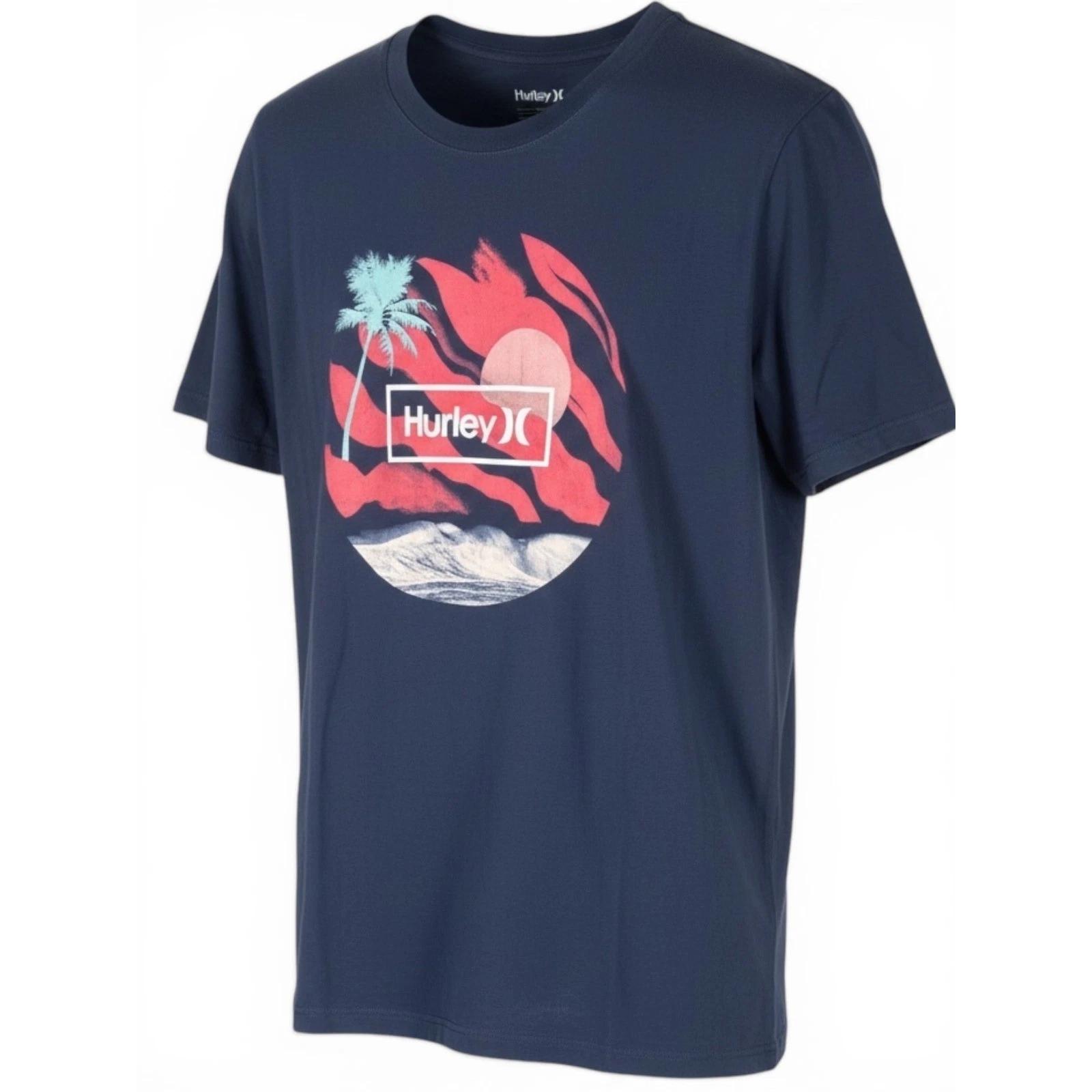Hurley Mens Everyday Wash Imposter T-Shirt, Navy Blue, Size XXL, NWT 3XL