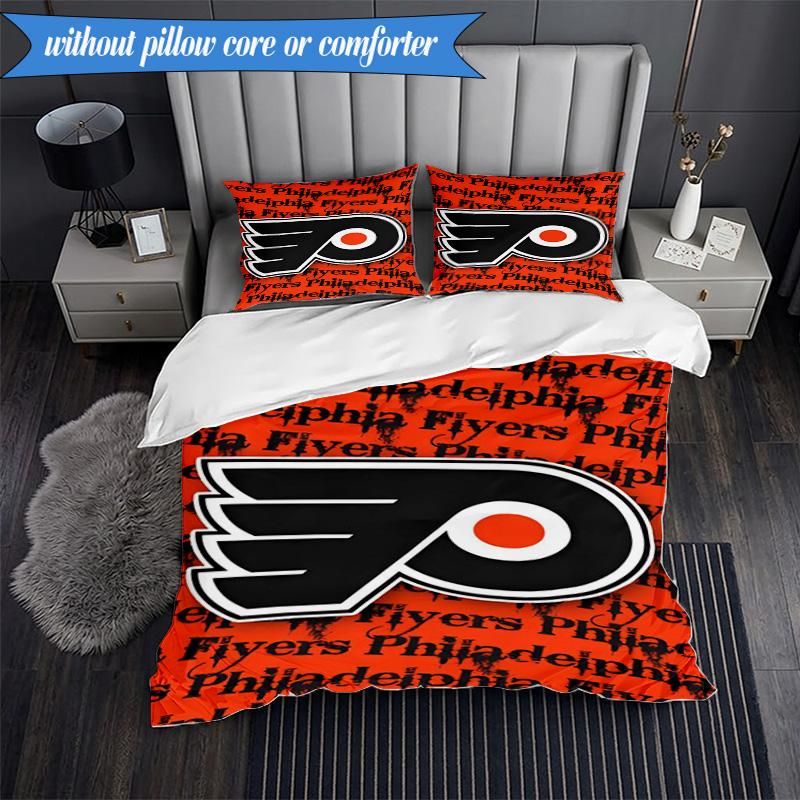 3PCS Flyers Team Logo Art Bedding Set,Including 1pc Duvet Cover And 2pcs Pillowcases Perfect for Bedroom, Dormitory, Fan Christmas gift