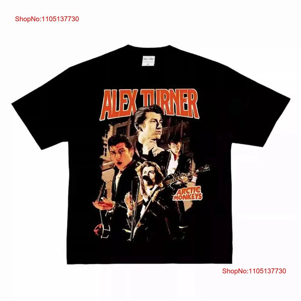 2025 Alex Turner Arctic Monkeys Frontunisex Street American T Shirt Lt518 Vintage Washed Stylish Designer Clothes Unisex Soft