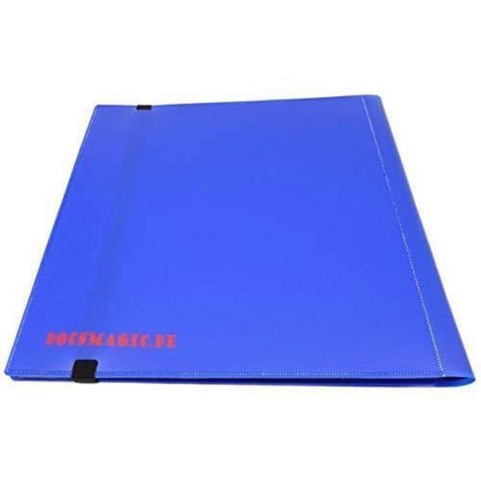 Docsmagic.De Pro-Player 24-Pocket Playset Album Dark Blue - 480 Card Binder - MTG - PKM - YGO - Classeur pour Jeu de Cartes Bleu f