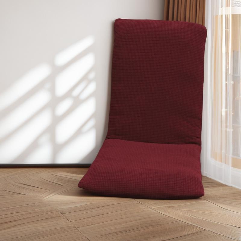 Elastic Waterproof Tatami Chair Cover Solid Color Floor Chair Slipcover Balcony Lounge Recliner Protector Home Decor (NO Chair)