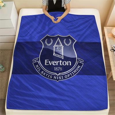 Everton FC Κουβέρτα Φανέλα με Εκτύπωση, Υψηλής ποιότητας Άνετη για Όλες τις Εποχές, Διακόσμηση Σπιτιού, Ζεστασιά και Άνεση