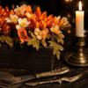 Artificial and Maple Leaf Fall Table Centerpiece for Festival and Thanksgiving Decor