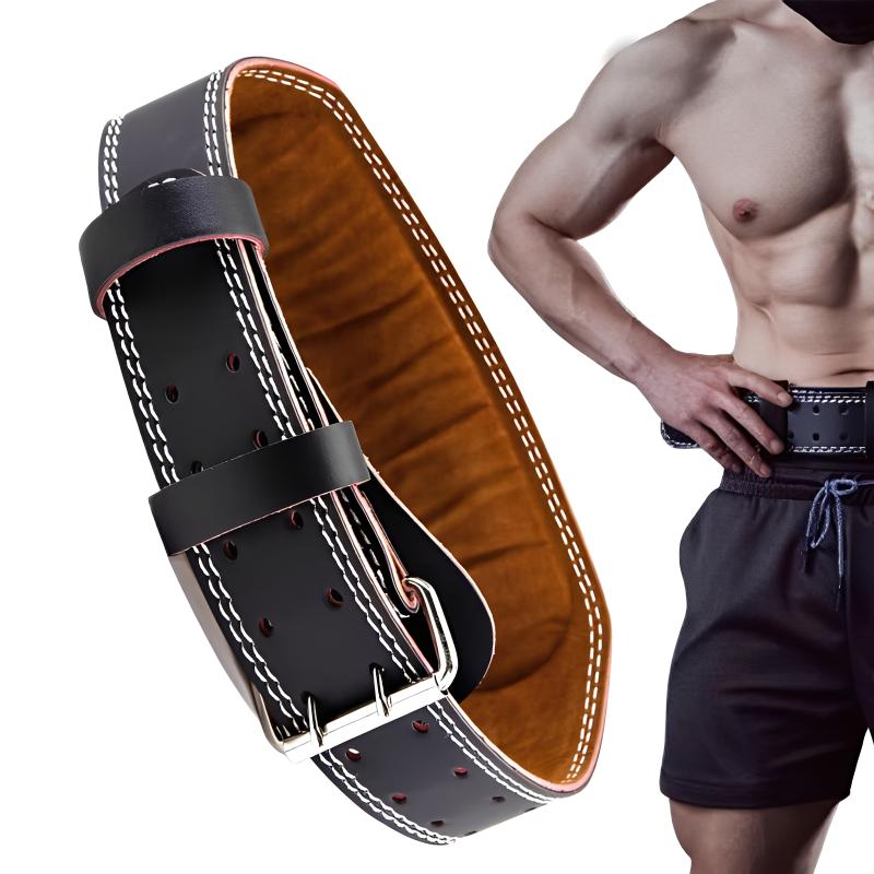 Pu Leather Waist Support Belt for Weightlifting Fitness Deep Squat Hard Pull Training Professional Sports Safety Equipment