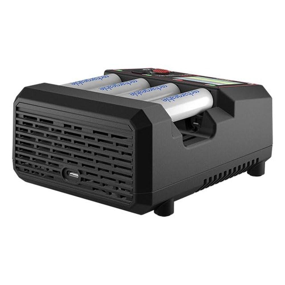 Hitec Multiplex Japan RC Car Battery Charger Set X4 High-Tech Fast Charging AA AAA Discharger Refresh Analyze High Performance PD Compatible Simple