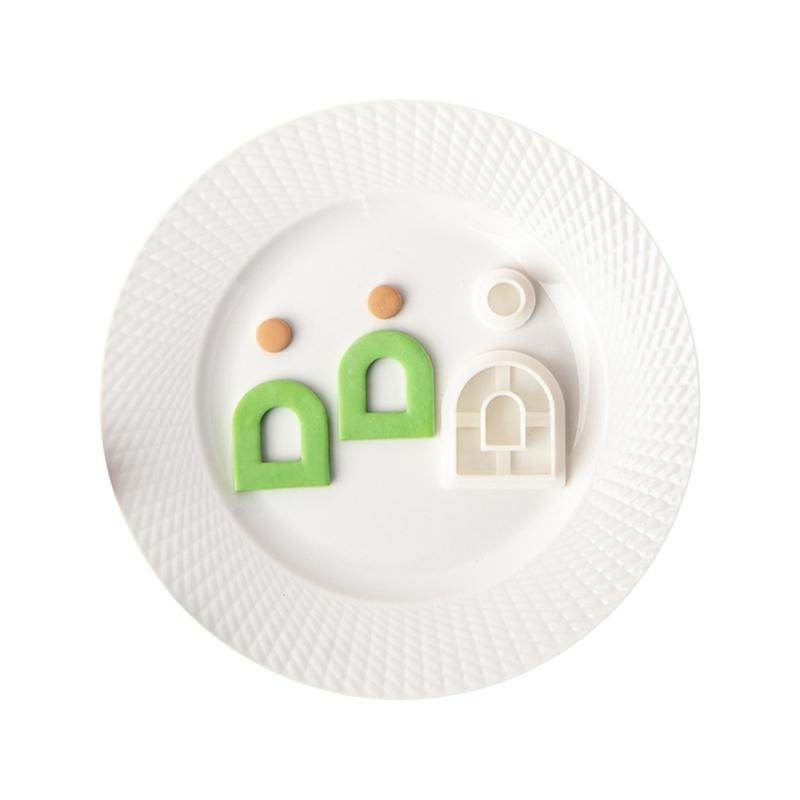 Weicher Ton Polymer Clay Ausstecher Keramik DIY Französische Ohrringe Geometrische Ausstechformen für Ohrring Schmuck Anhänger Herstellung