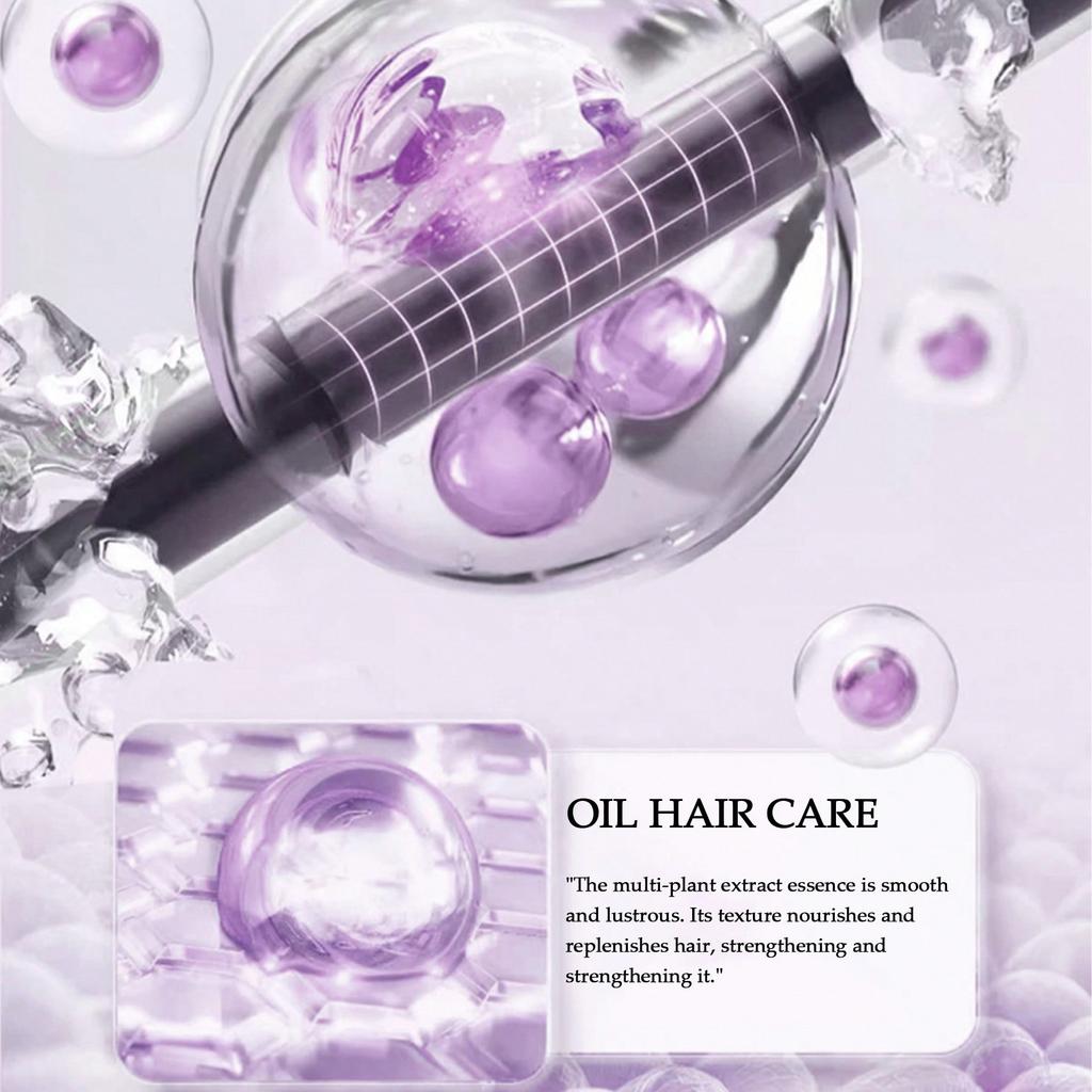 1pc 100ml Floral Hair Oil Spray, Containing Jojoba Seed Oil And Camellia Extract, Moisturizes And Re