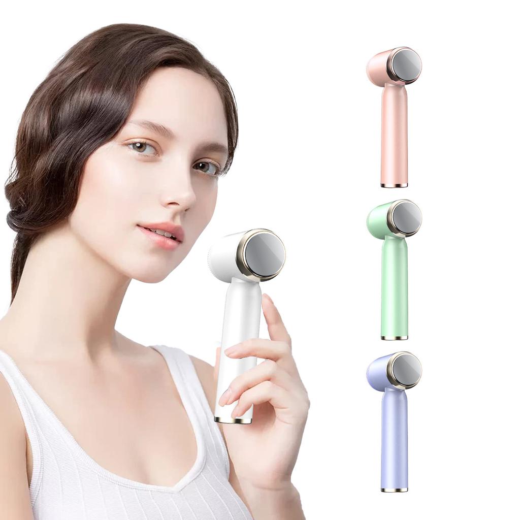 Electric Silicone Face Wash Instrument Ultrasonic Household Rechargeable Facial Cleanser Male and Female Facial Pore Cleaning