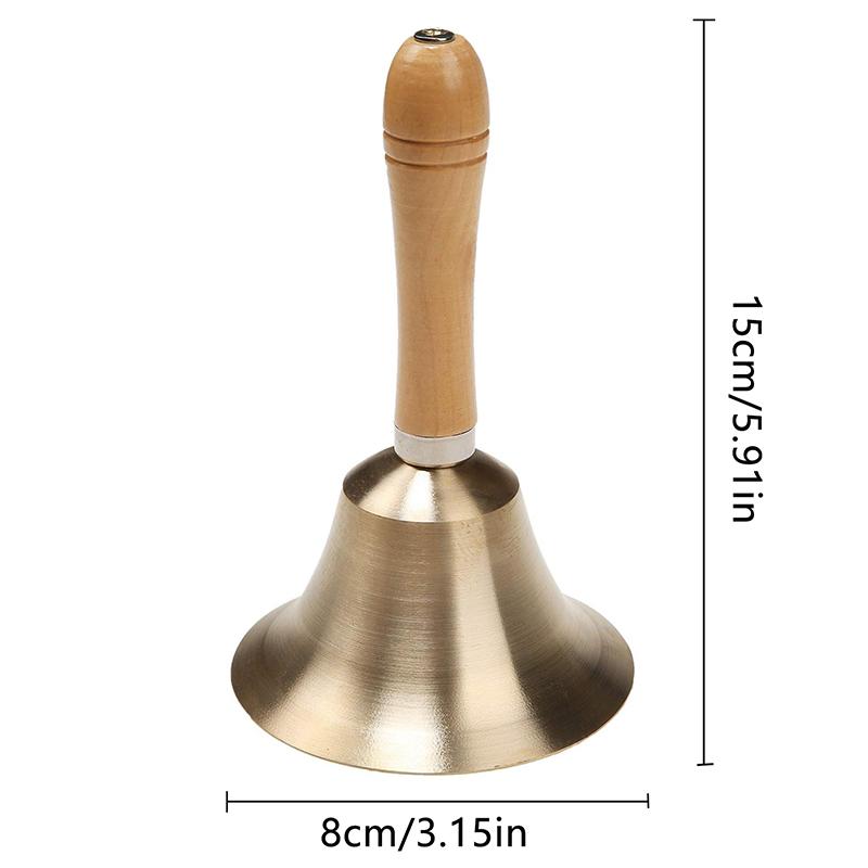 

[LA]Super Loud Hand Bells ,Solid Brass Call Bells For Seniors In The Home, Animal Training, Dinner Parties, Meditation