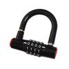 High Security Alloys Steel Cycling Lock Water Resistant Combination Mechanism Travel Friendly for Commuting