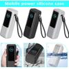 Silikonové pouzdro pro Anker Zolo 25000mAh 165W powerbanku přenosnou nabíječku ochranné pouzdro cestovní pouzdro úložná taška na TF/SIM