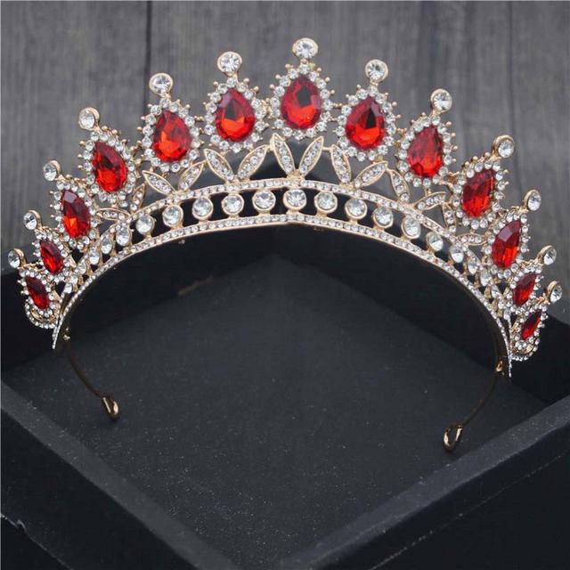 

Круглая капля со стразами, круглая металлическая корона принцессы, королева, король, торт ко дню рождения, диадемы, украшения для волос, вечерние, свадебные украшения на голову