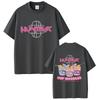 Movie Kpop Devil Hunter Pattern T-shirt Kawaii Rumi Mira Zoey Eat Ramen Print T-shirt Men's and Women's Cartoon Casual Funny T-shirt