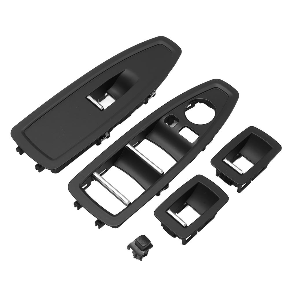 Car Switch Button Panel Trim Cover Replacement for 1 3 4 Series F20 F30 F31 2012‑2019Black