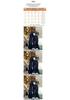 Plaid Patchwork High-Waist Plus Size Jeans: Women's Slimming Wide-Leg Denim for Autumn