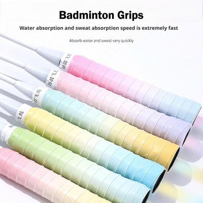 Badminton Grips Non-slip Wear Resistant Shock-absorbing For Badminton Racket Fishing Rod Handle Rubber Winding Tape