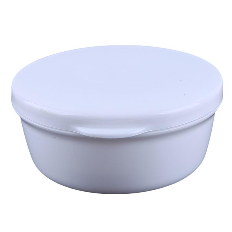 Portable Round Soap Dishes Container Leakproof Plastic Drain Soap Holder with Lid for Outdoor Hiking Camping Gym Travel