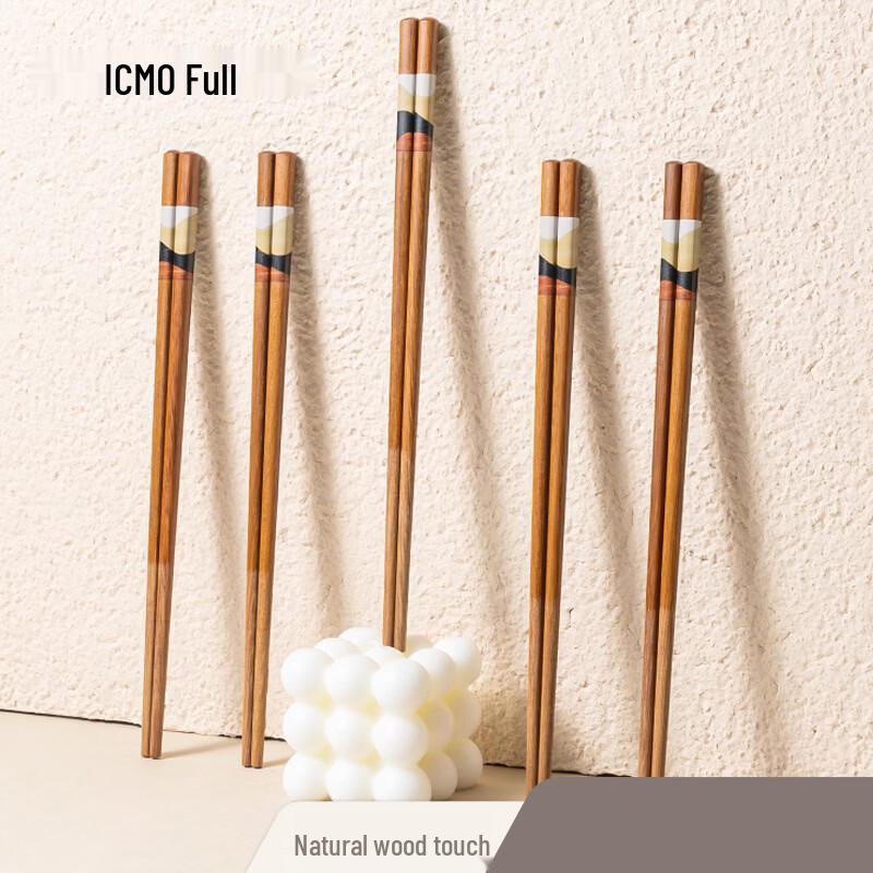 

Kemando Premium Anti-slip Wooden Chopsticks Set