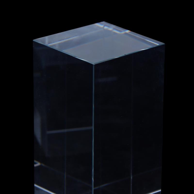 Engravable K9 Crystal Block Transparent Blank Cube Glass Paperweight for Home Office Desk Decor DIY Art Craft