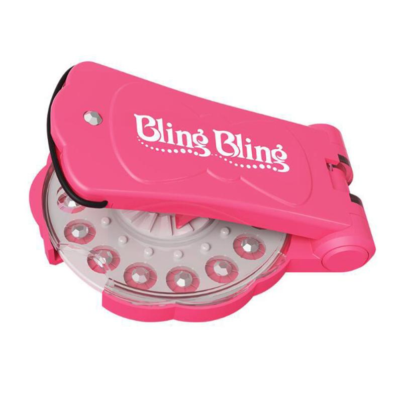 Hair Bedazzler Kit With Rhinestones Diamond Styler Kit With 180 Gems Bling Bling Decoration For Hair