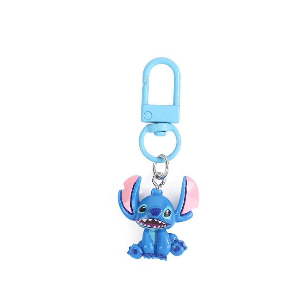 Resin Stitch Keychain Pendant: Cute Cartoon Accessory for Girls' Bags, Backpacks, Gifts for Couples & Friends