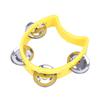 1Pc Plastic Percussion Tambourine For Adults Hand Tambourine Musical Instrument 4 Bells On Abs Tambourine Musical Rhythm Instrum