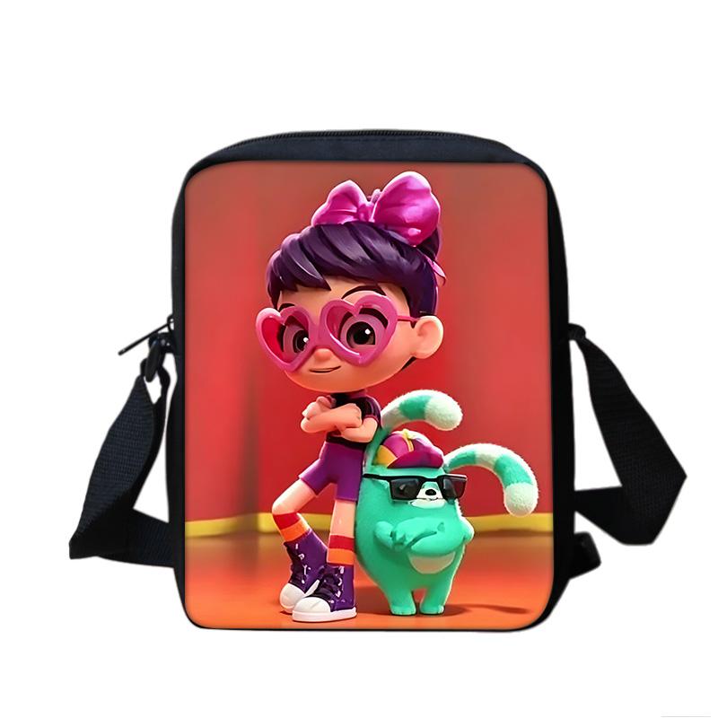 Abby Hatcher shoulder bag new small and large capacity versatile cartoon print student boy or girl best birthday gift for school