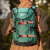 New Reebok Fabric Backpack Unisex Khaki Green/Jasper/Obsidian Black RB250104M