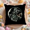 Horror Movie A-Alien Cushion Cover Linen Organic Fabric Double-Sided Printing Breathable Pillow Case Sofa Home Decor Gift