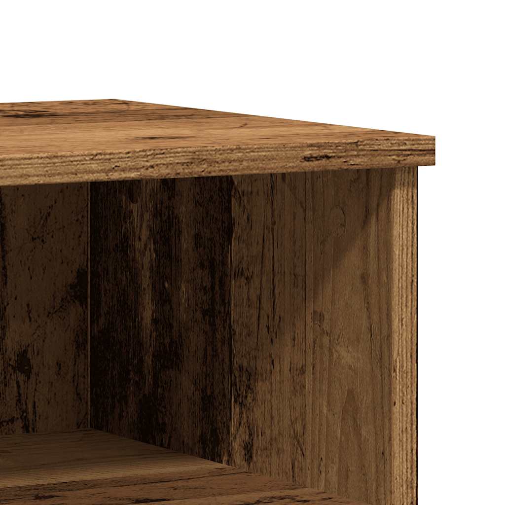 Nightstand Vintage Wood Look 40 X 35 X 50 Cm Engineered Wood